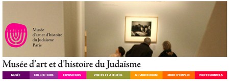 Site du Musée d' Art et d' Histoire du Judaïsme